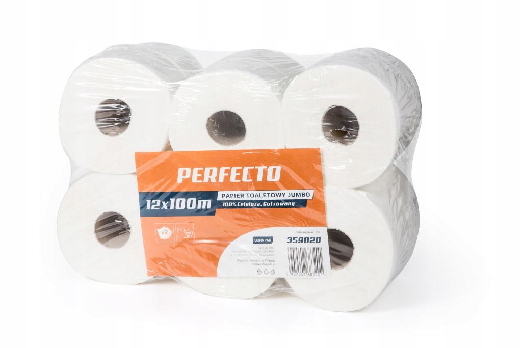 

Papier Toaletowy Biały Do Podajników Jumbo 12SZT.