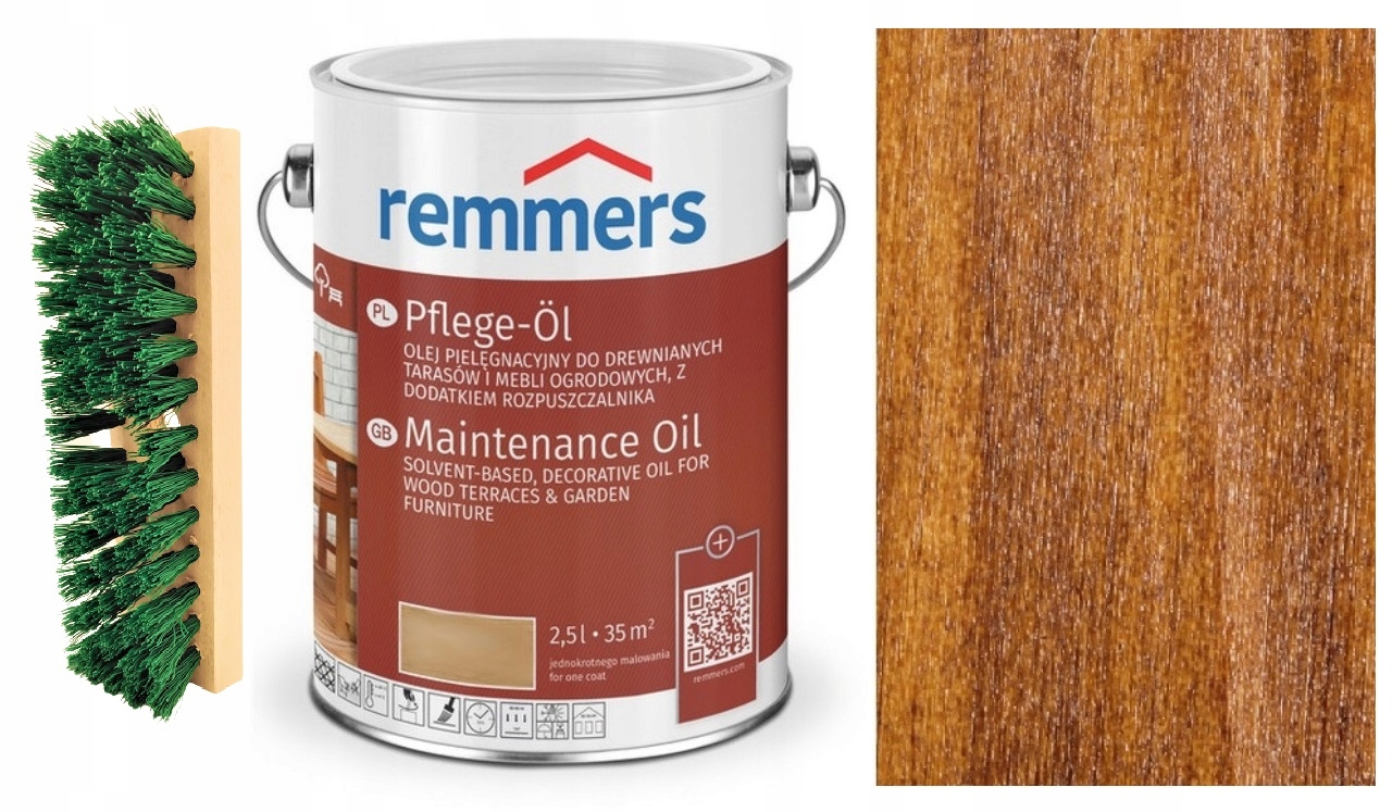 Olej do tarasu Remmers Pflege Ol Orzech 2,5 L