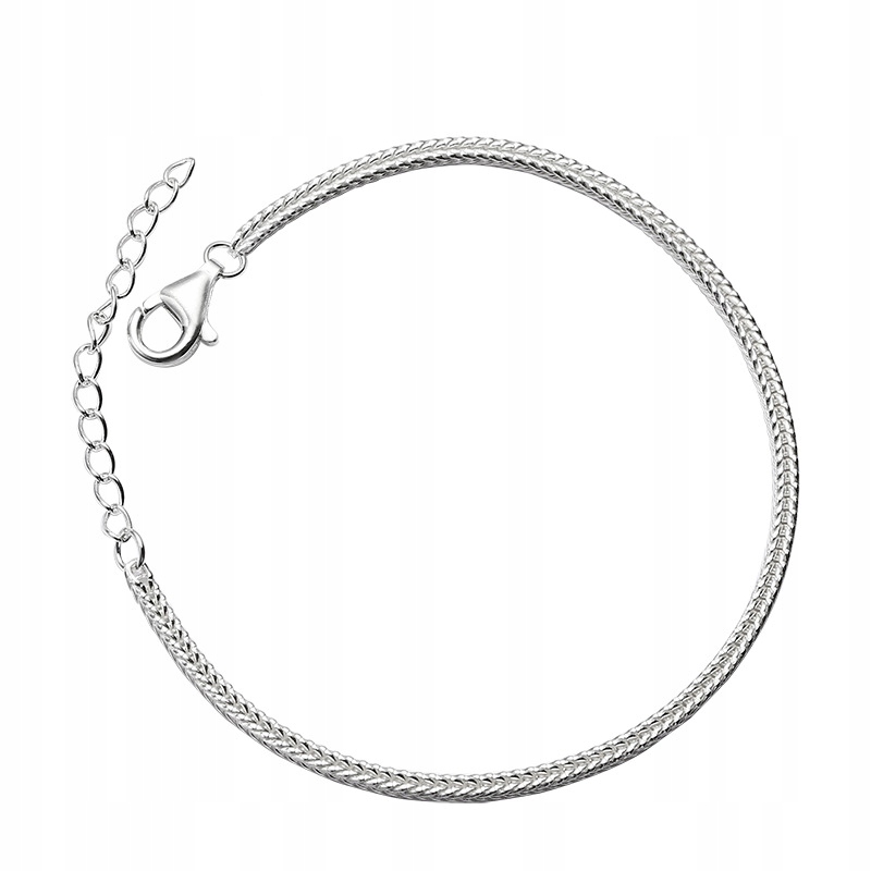 Bransoletka Srebrna Modułowa do charms Srebro pr. 925 damska Regulowana