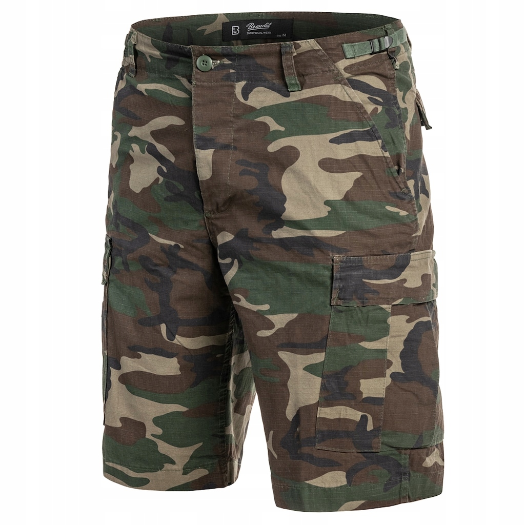 Pánské kraťasy kapsáče maskáčový Brandit Bdu Rip-Stop Woodland XXL