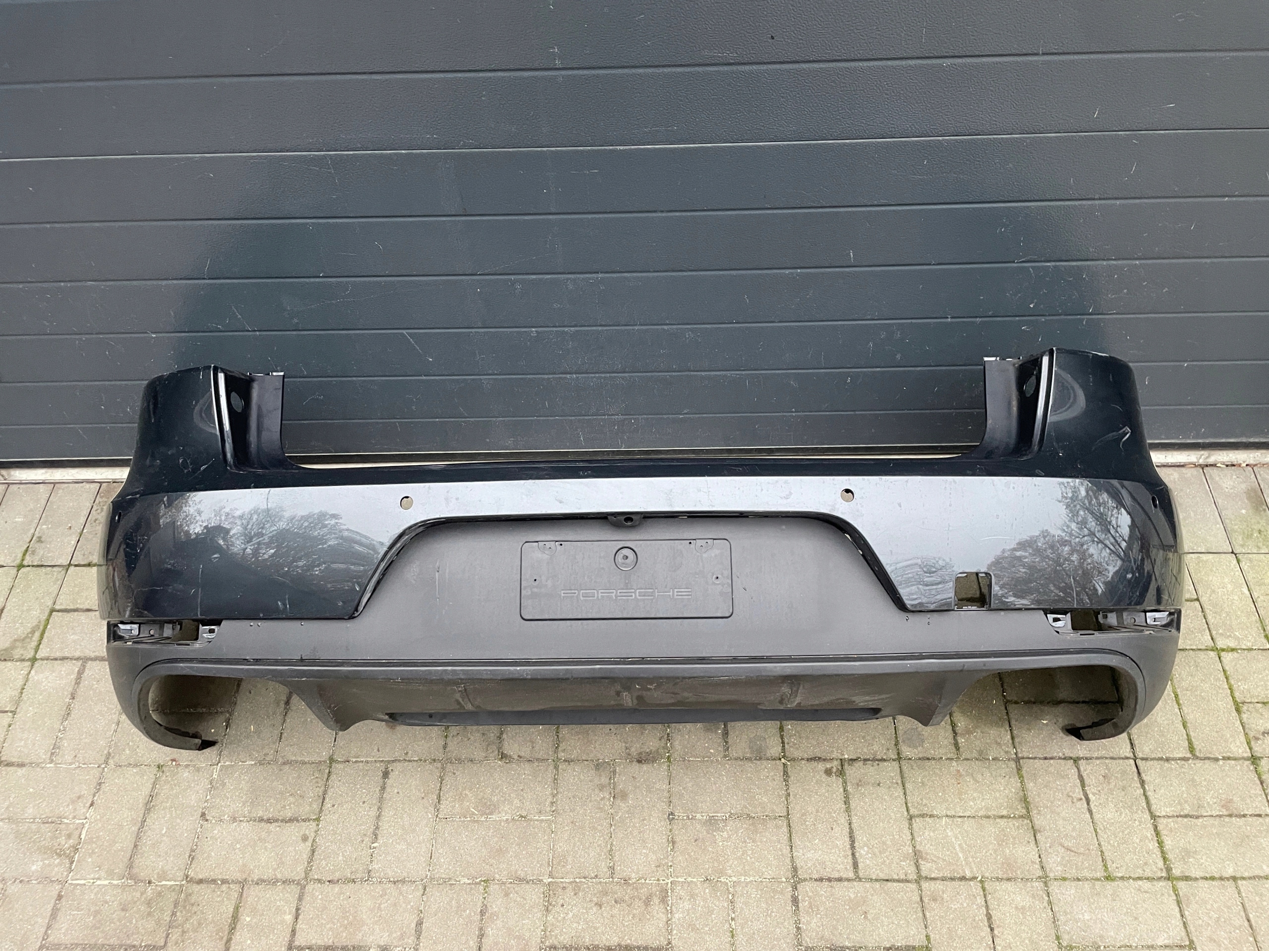 Porsche Macan 95B 18- bumper rear part rear 95B807521AA1E0