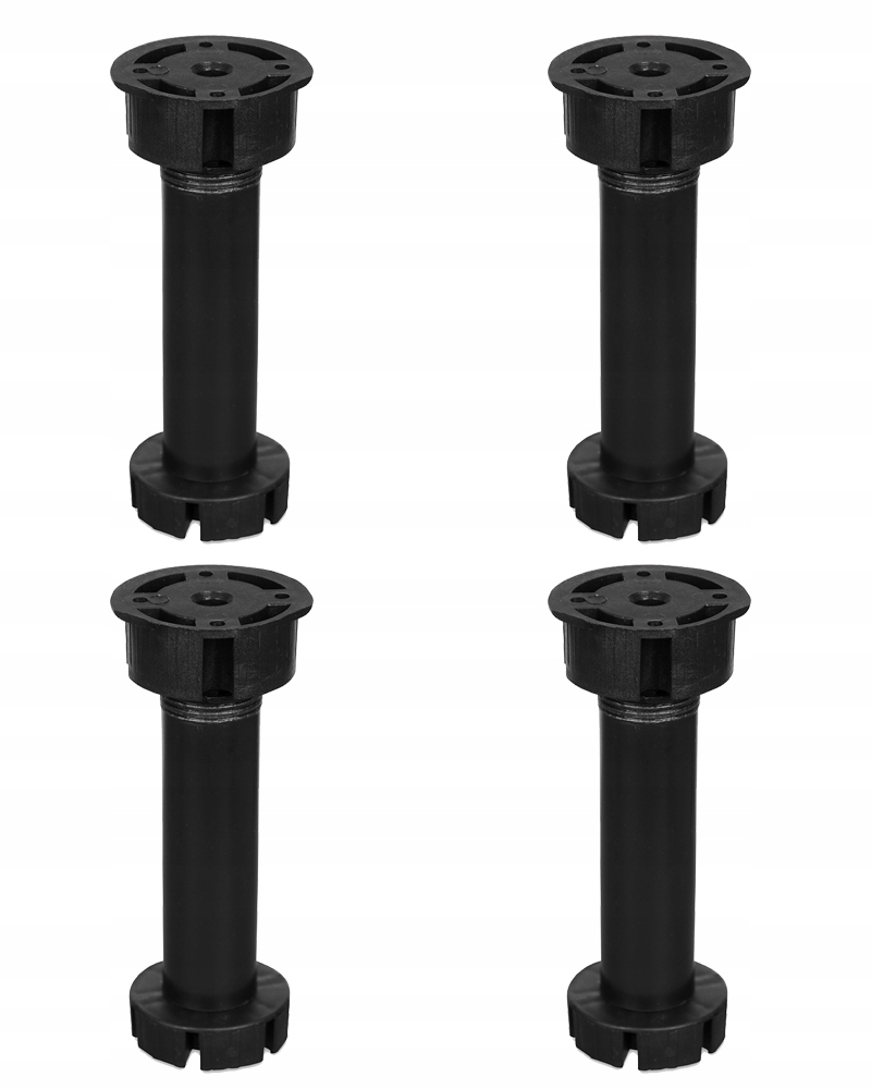 

4x Nóżka Meblowa, Kuchenna Do Cokołu Pcv H-150