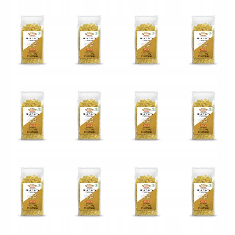 Ocelio těstoviny fusilli 500 g X12
