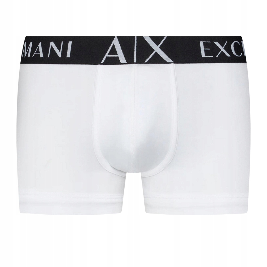 Armani Exchange Bílé boxerky 3PACK S