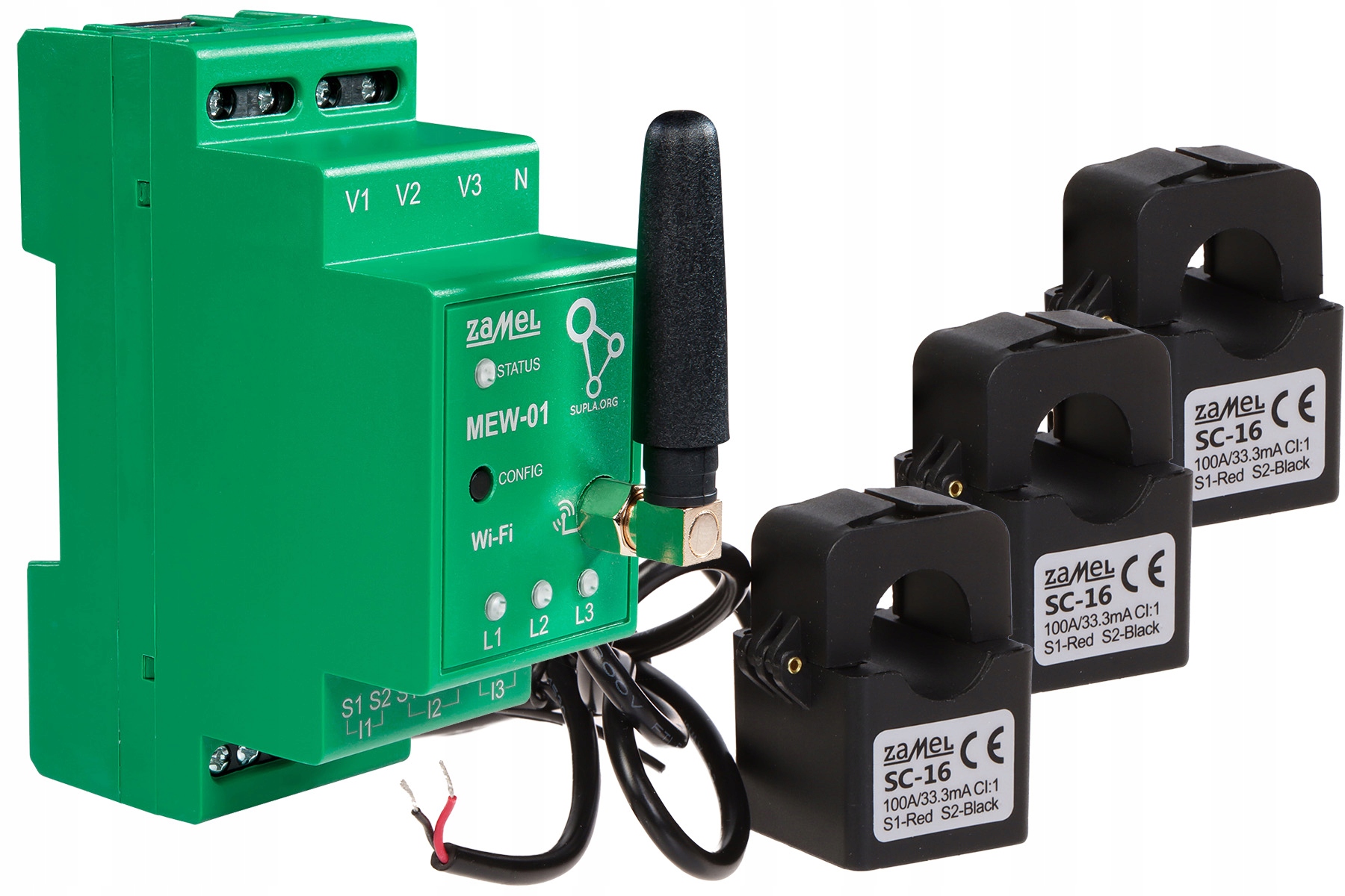 Monitor Elektrické Energie MEW-01/ANT Třífázový Zamel
