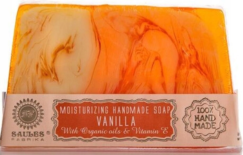 Glycerinové mýdlo extra jemné Vanilka Vanilla 80 g ruční výroba