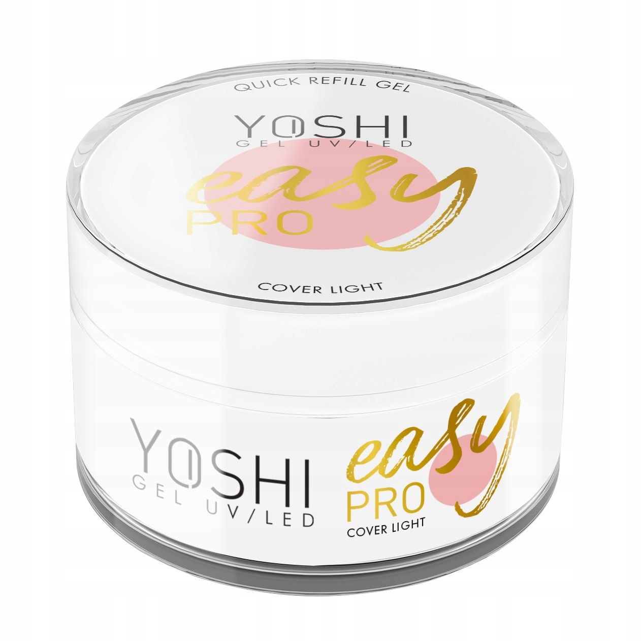 Żel budujący Easy PRO Cover Light 15ml YOSHI Rodzaj podkładowy, budujący