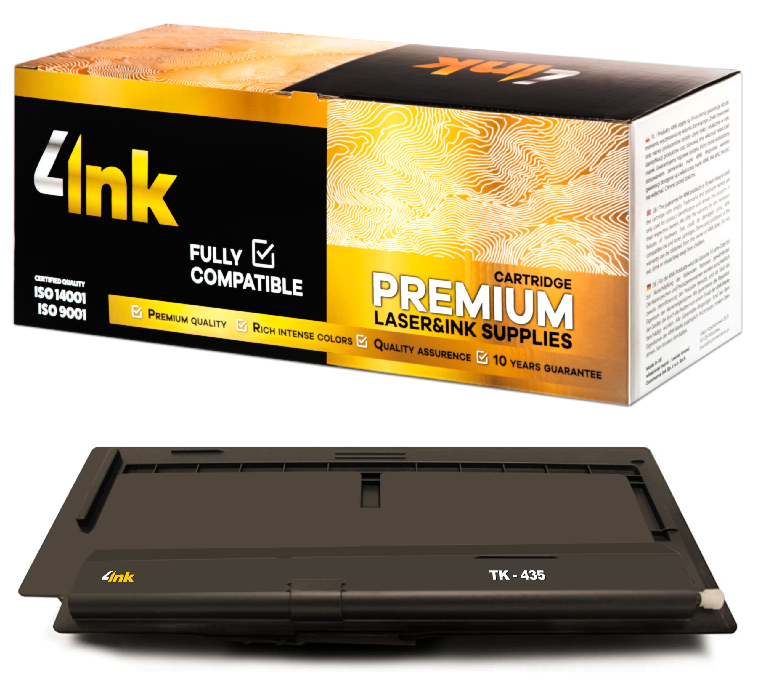 Toner Pro Kyocera TK-435 TASKalfa 180 181 220 221