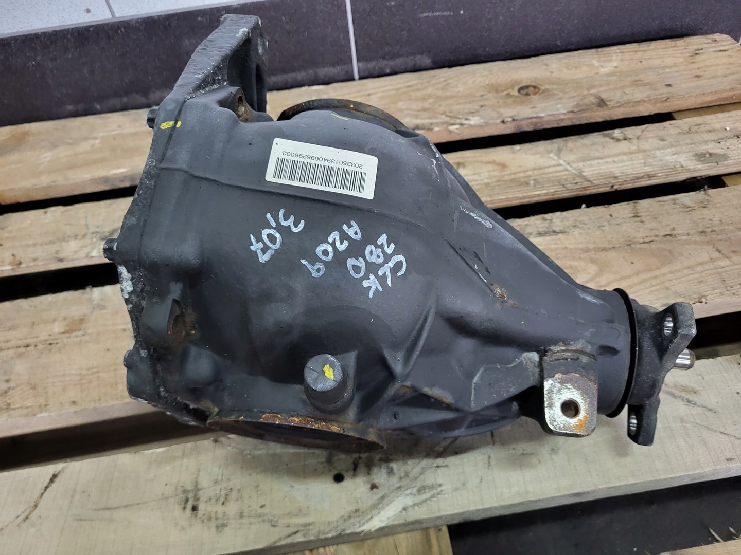 MERCEDES CLK A209 W209 C209 3.0 B differential rear part diff PRZELOZENIE 3.07