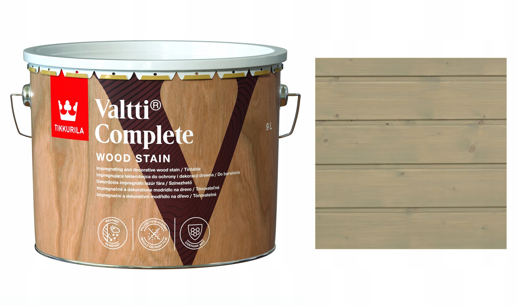 Tikkurila Valtti Complete 9L 225A Stook Lakierobejca Rozpuszczalnikowa