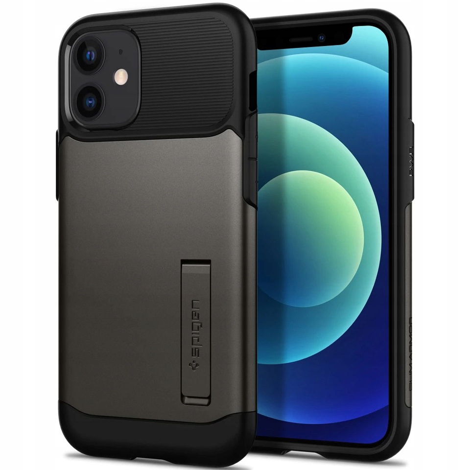 

Etui do iPhone 12 Mini, Spigen Slim, case, obudowa