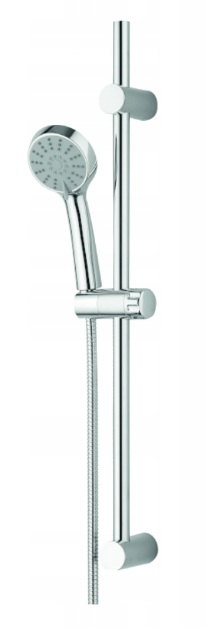 Cento Sprchový set na tyči 70 cm Sprchová Hlavice 3 funkce Chrom lesk