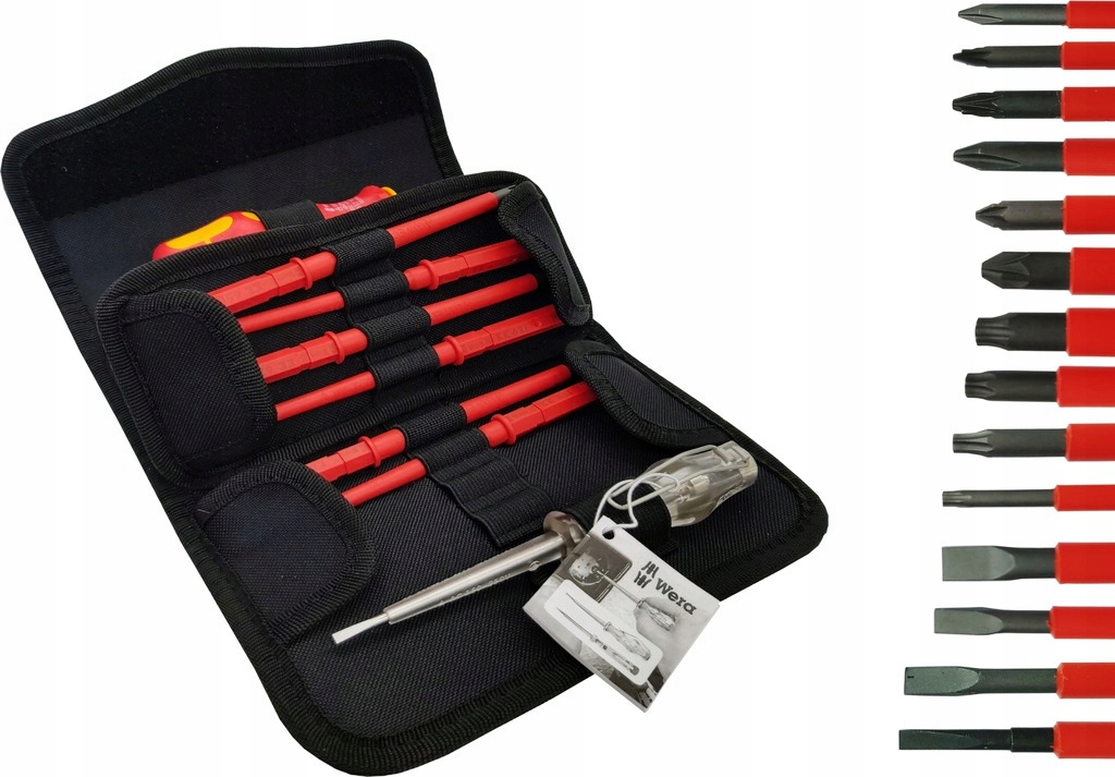 

Wera Wkrętaki izolowane 1kV Vde Torx zestaw 16szt