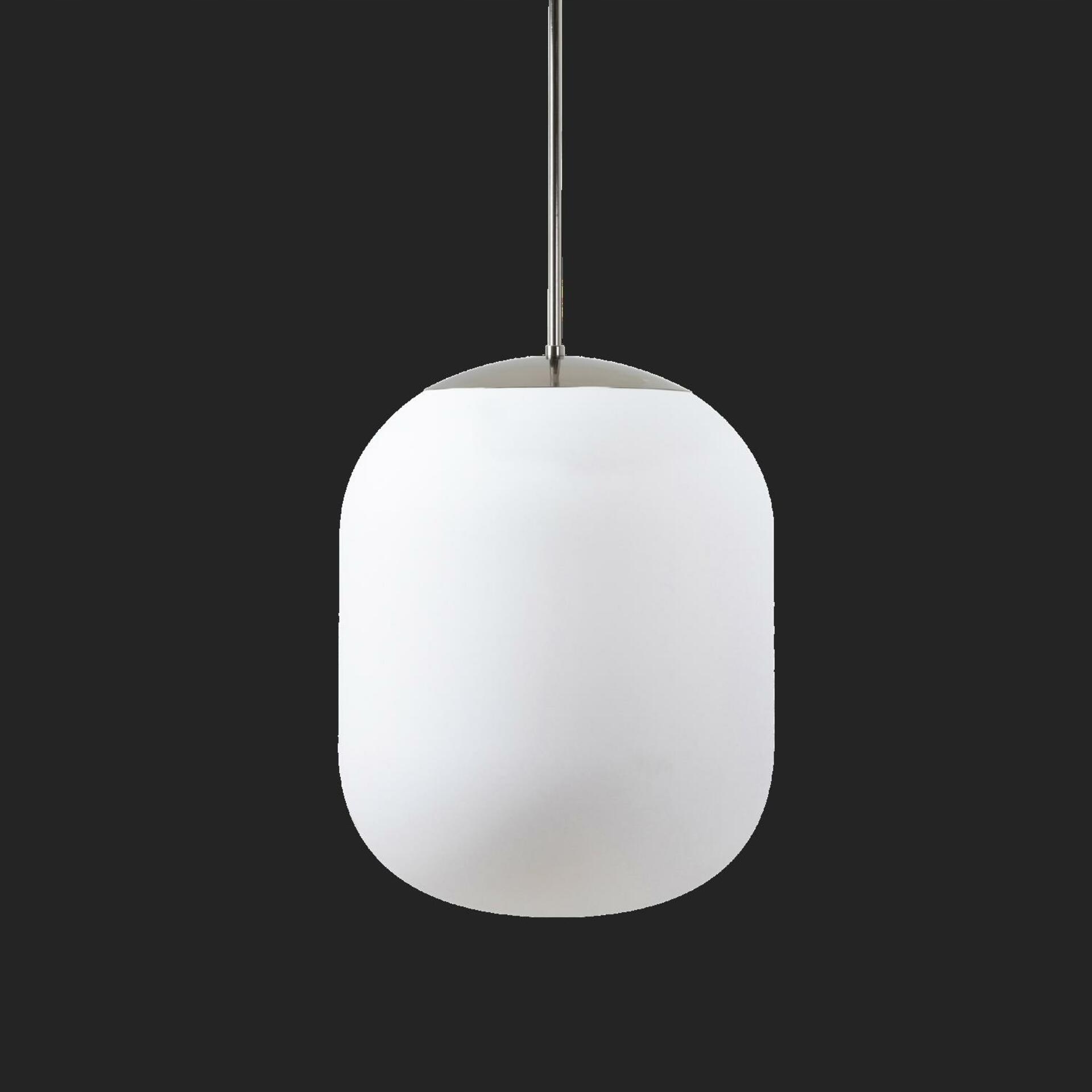 Osmont 62326 Tania P2 Hp závesné sklenené svietidlo nerez leštená biela IP4