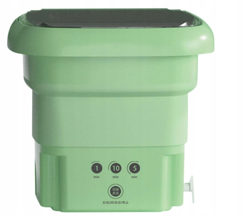 Mini Pralka Składana Turystyczna Przenośna 36W Pojemność 2,8KG Bielizna