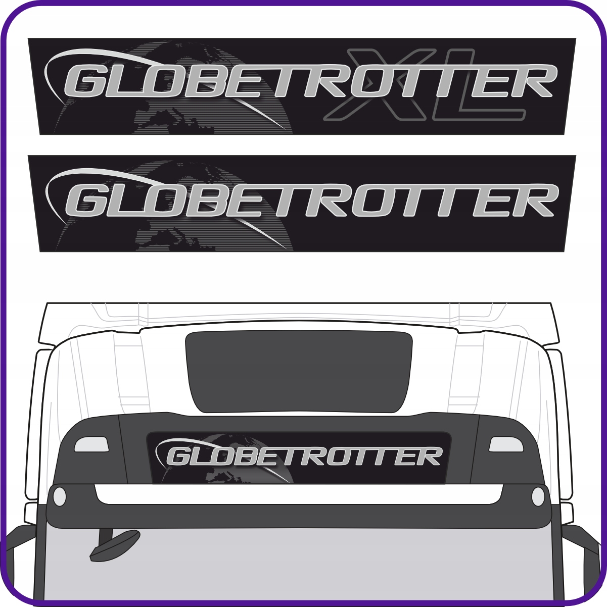 Samolepka Premium|globtrotter Globtrotter XL Volvo FH4 Bez Ořezávání