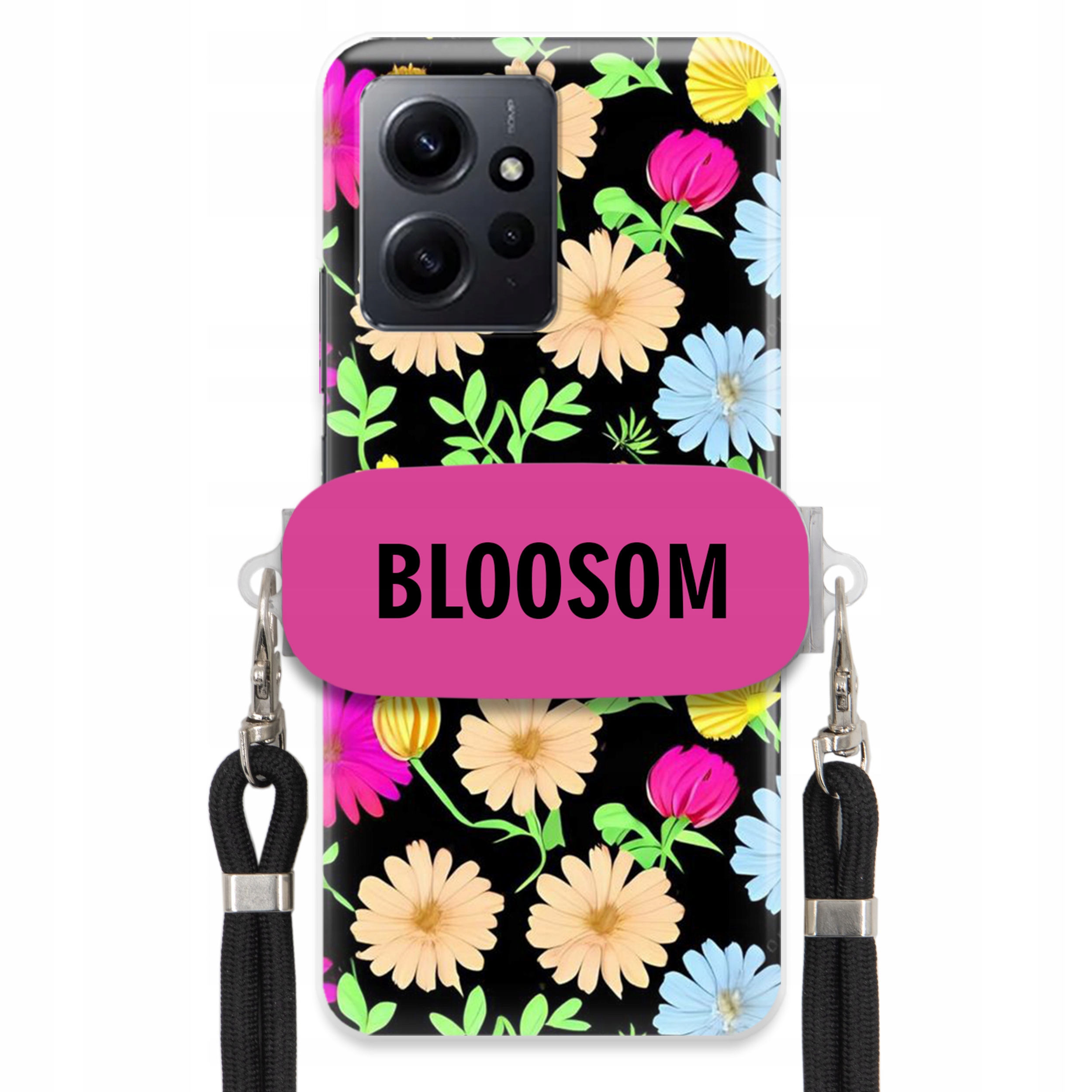 Puzdro Crossbody Pre Xiaomi Redmi Note 12 4G Case Kvety Bloosom Flower