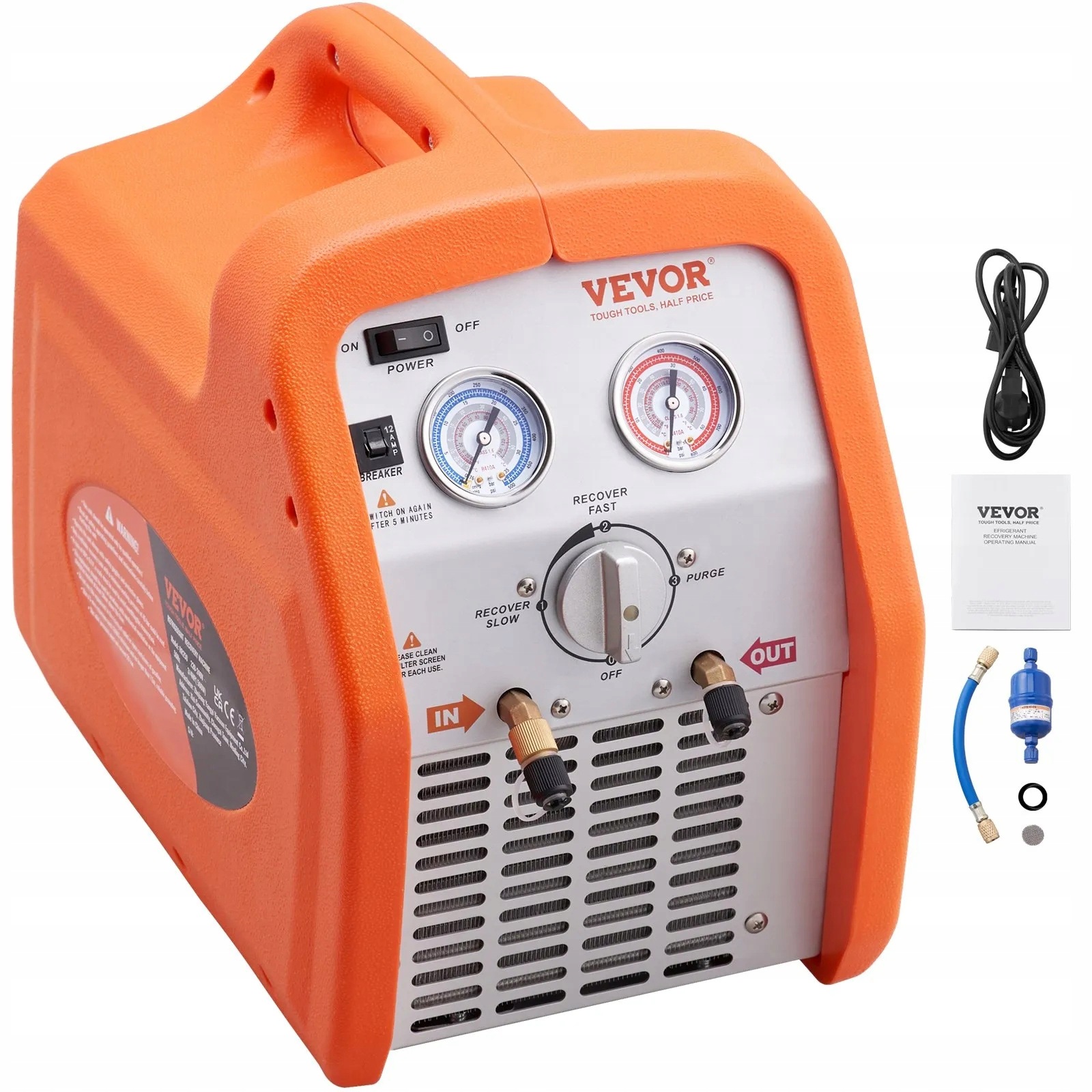 Bezpečná rekuperační stanice klimatizace Hvac 3 4 Hp 230 V, výkonná