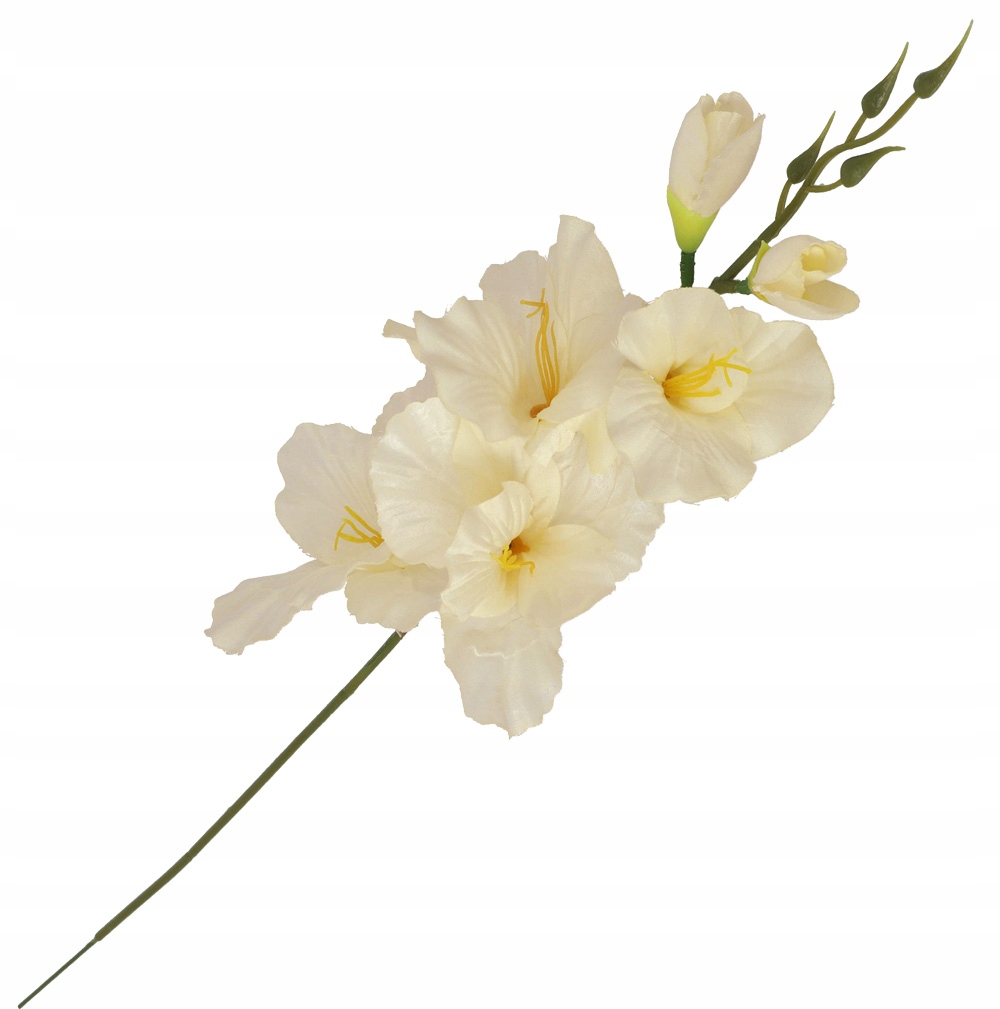 

Mieczyk gałązka kremowo morelowy 54cm sztuczny