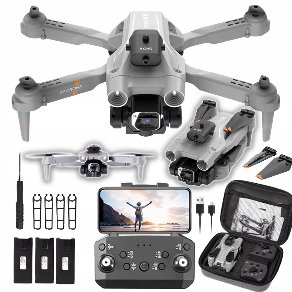 Dron Quadcopter Hd Kamerou 4K Skládací Letecké Snímky Vyhýbání Se Překážkám