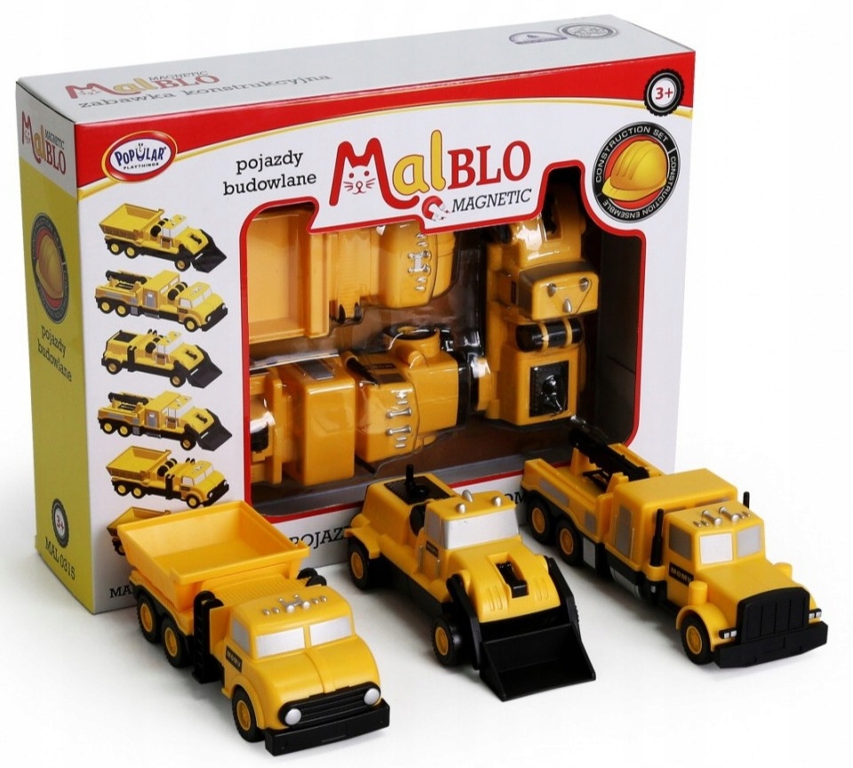 

Malik Malblo Magnetyczne Pojazdy Budowlane