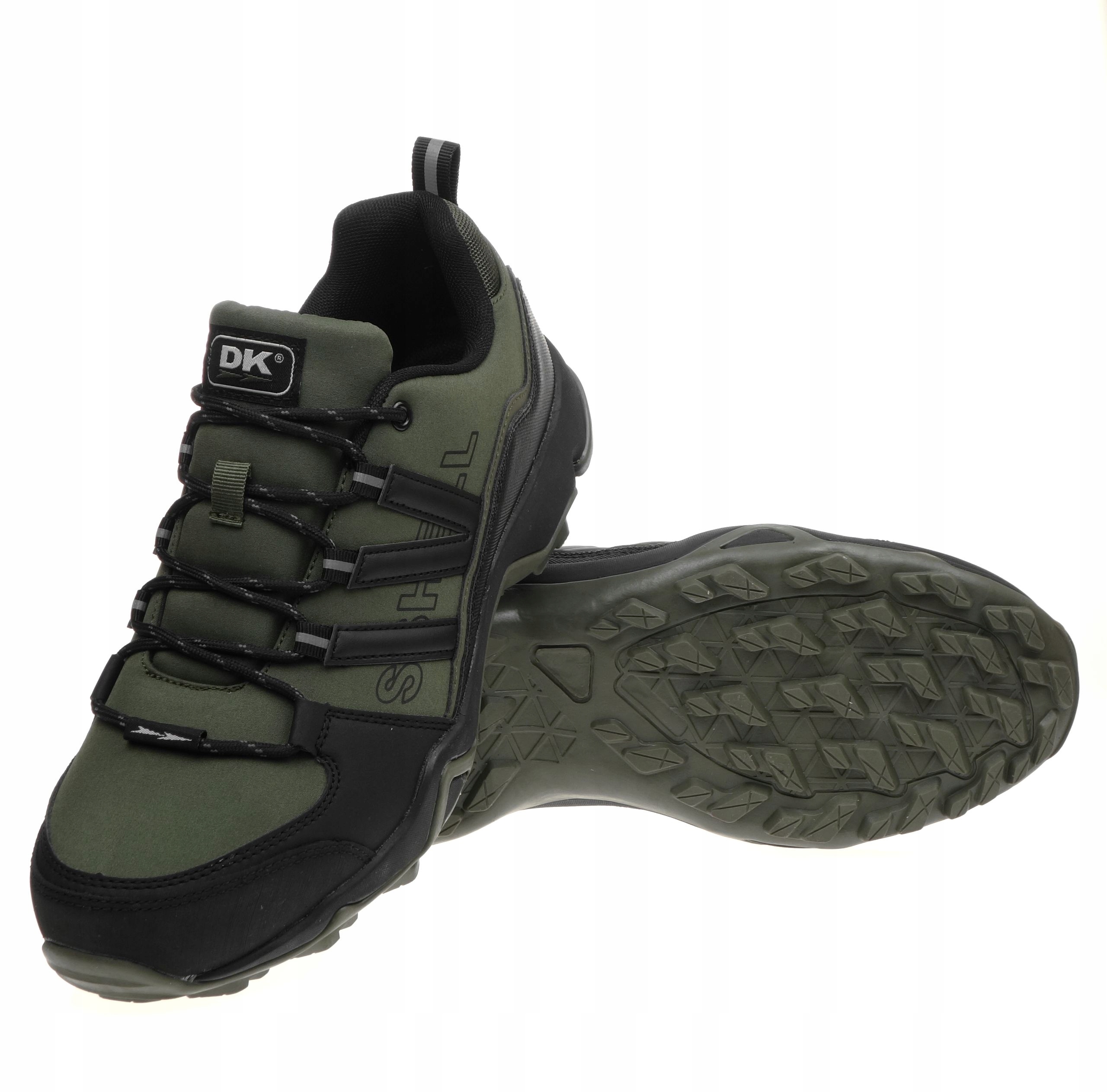 Buty Męskie Trekkingowe DK SPIRIT SoftShell OUTDOOR VB17331 KHAKI 46 Odcień khaki