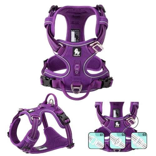 Odblaskowe szelki dla psa Guard Front Line Premium Truelove Xs York Pinczer