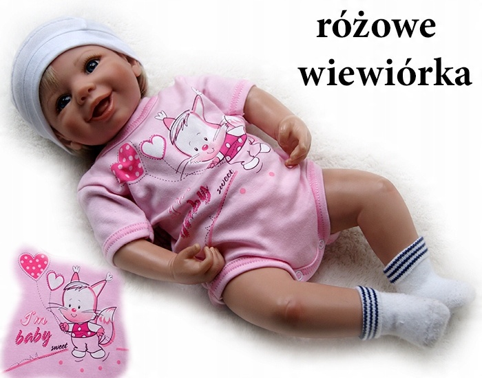 

Body pajacyk nadruk 62 krótki rękaw bawełniane