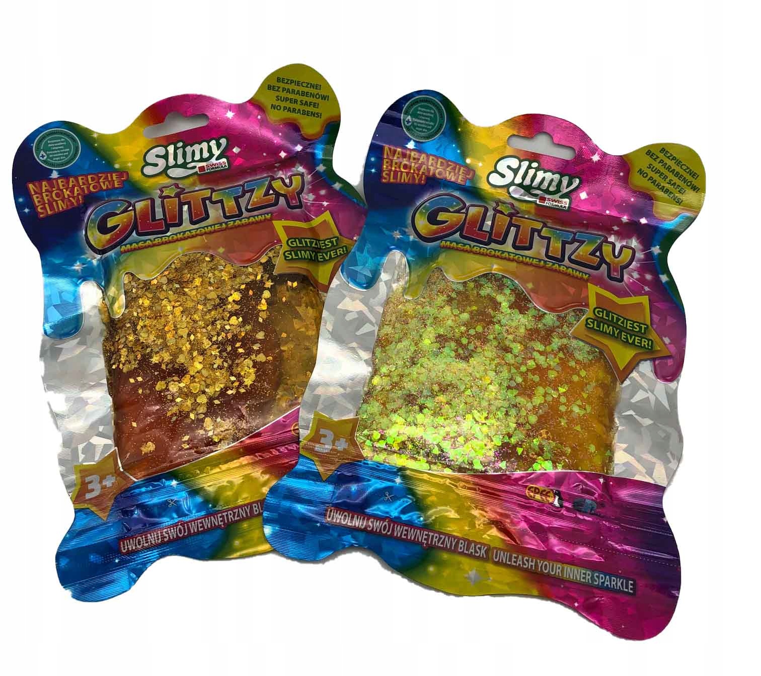 

Slimy Glittzy Brokatowe Slimy Epee Złoto