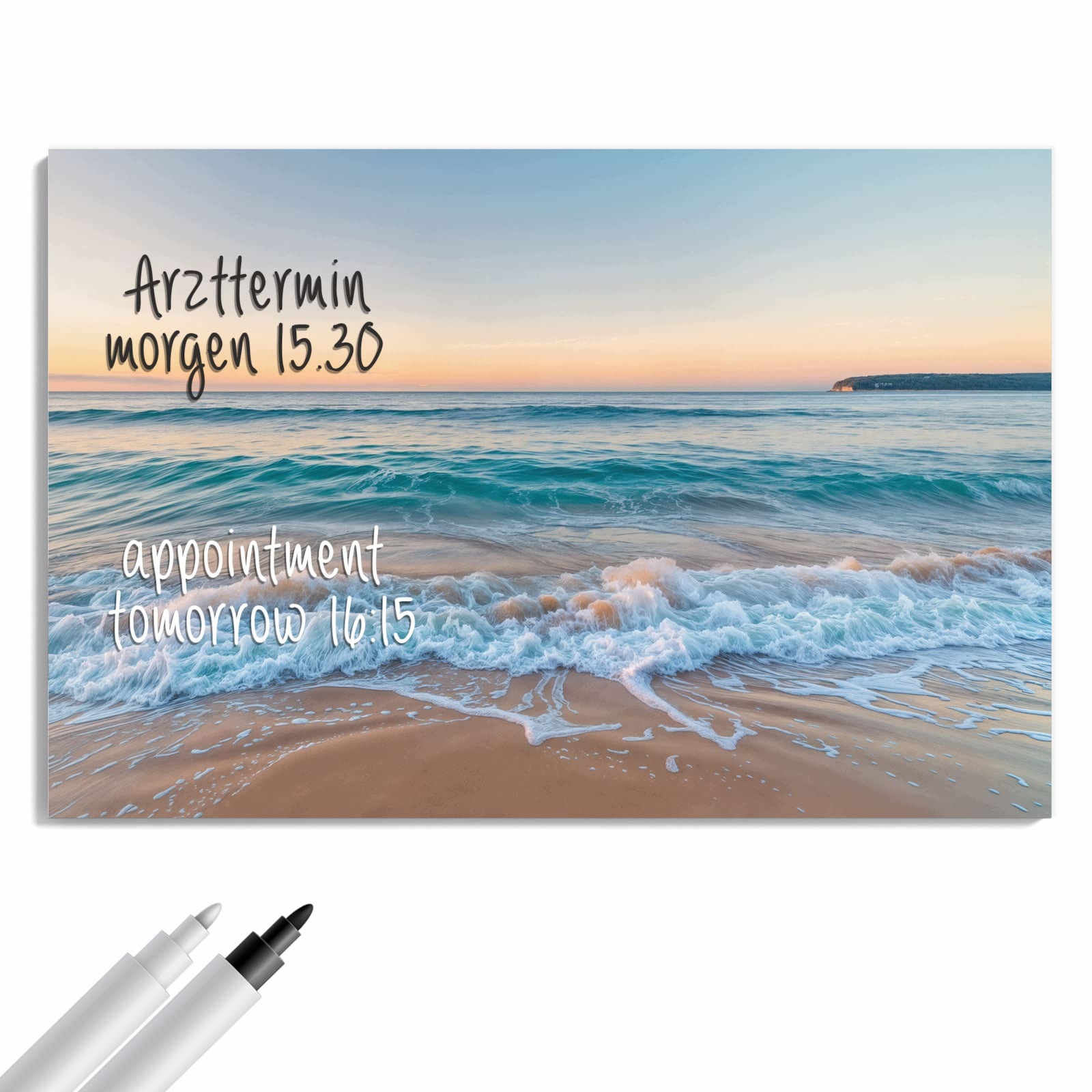 Magnetická tabule Horizont pláže 90 × 60 cm