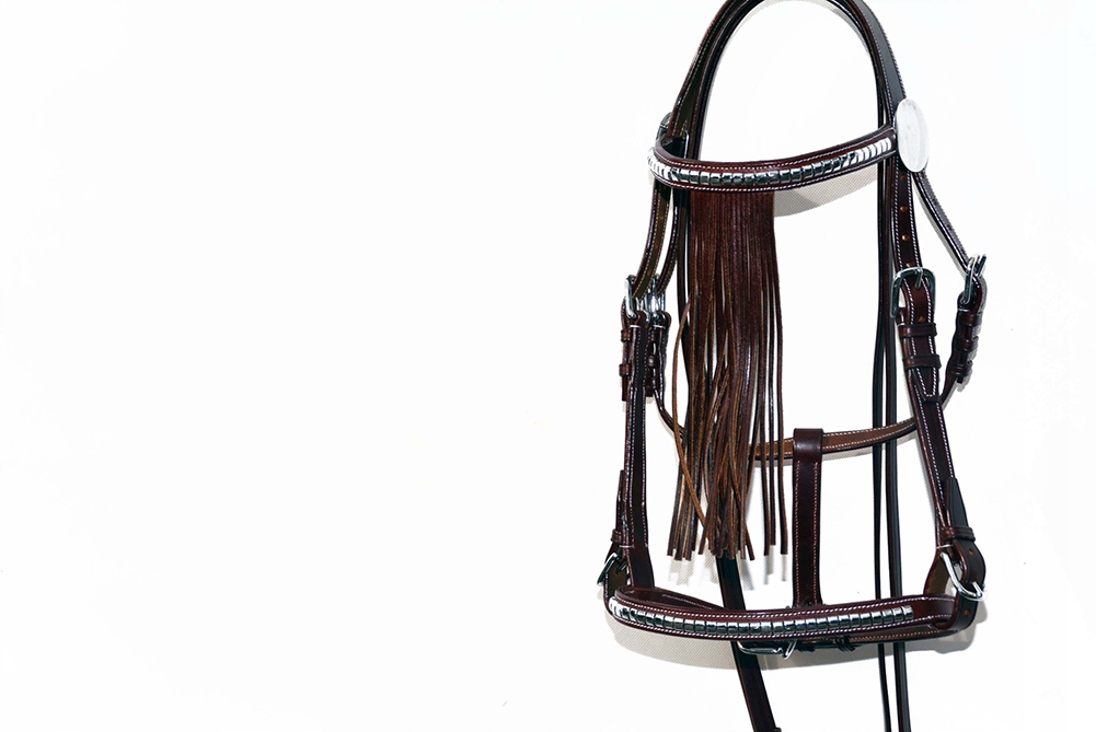 OGŁOWIE SKÓRZANE HISZPAŃSKIE + WODZE ROZ. Full Marka inna