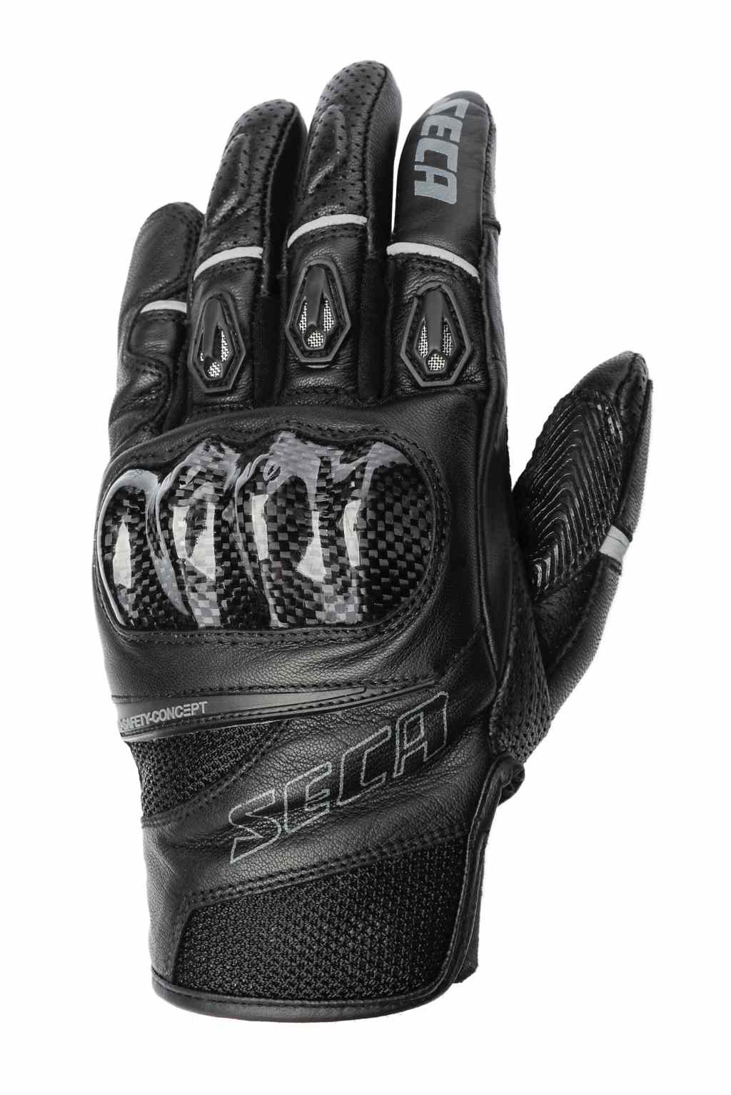 

Rękawice motocyklowe Seca Summer Short Black L