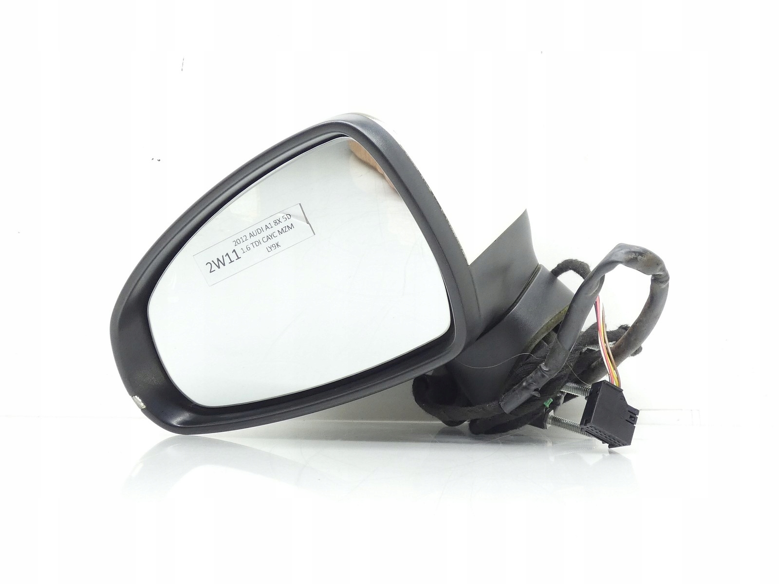 mirror exterior left AUDI A1 8X 5D 6 PIN LY9K