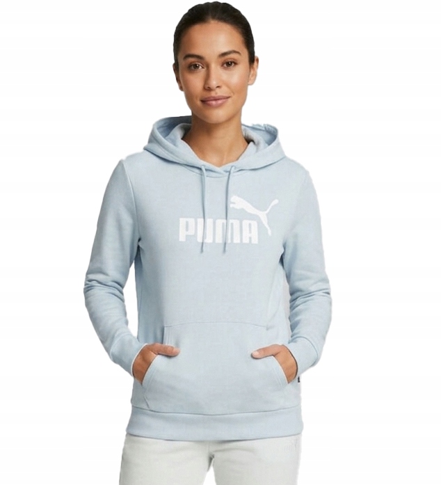 3374 Mikina Puma Klokanka S Kapucí Bavlněná Ess Logo Xs