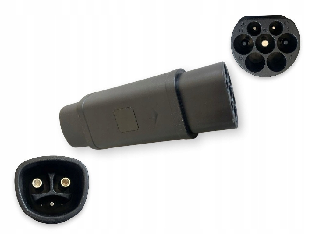 Adapter Z Pokrowcem Ładowania Samochodu EV 32A AC 240V Do TESLA GBT NACS