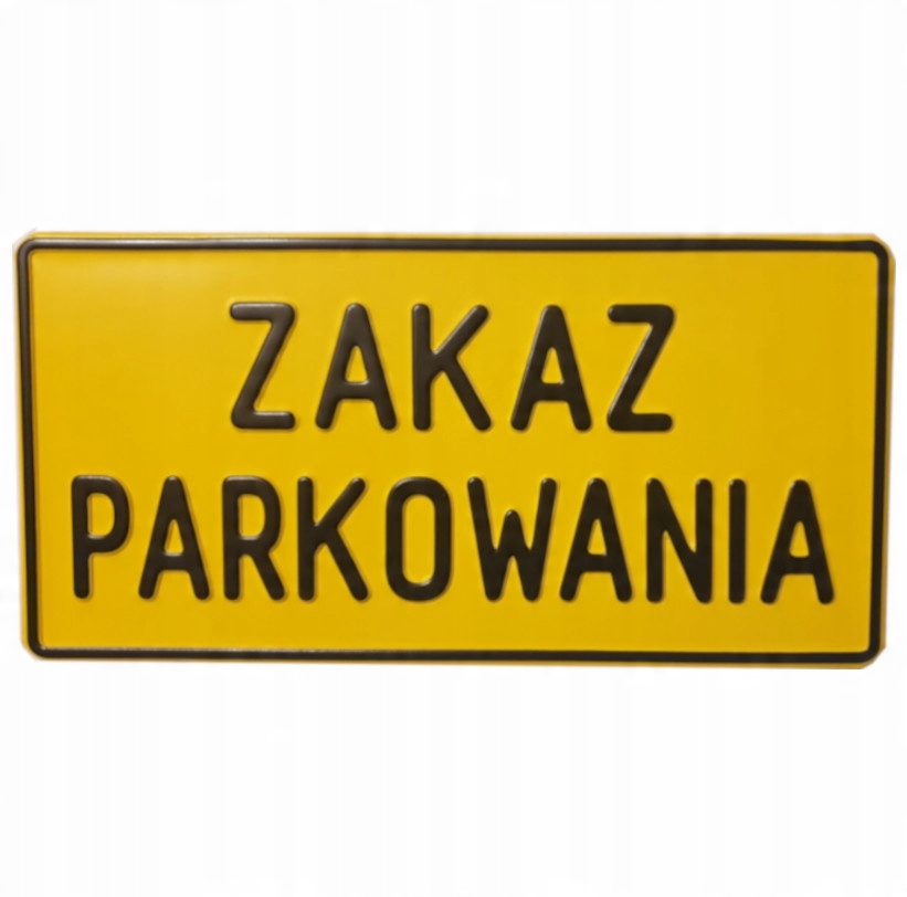 

Tablica Zakaz Parkowania Aluminium Aluminiowa