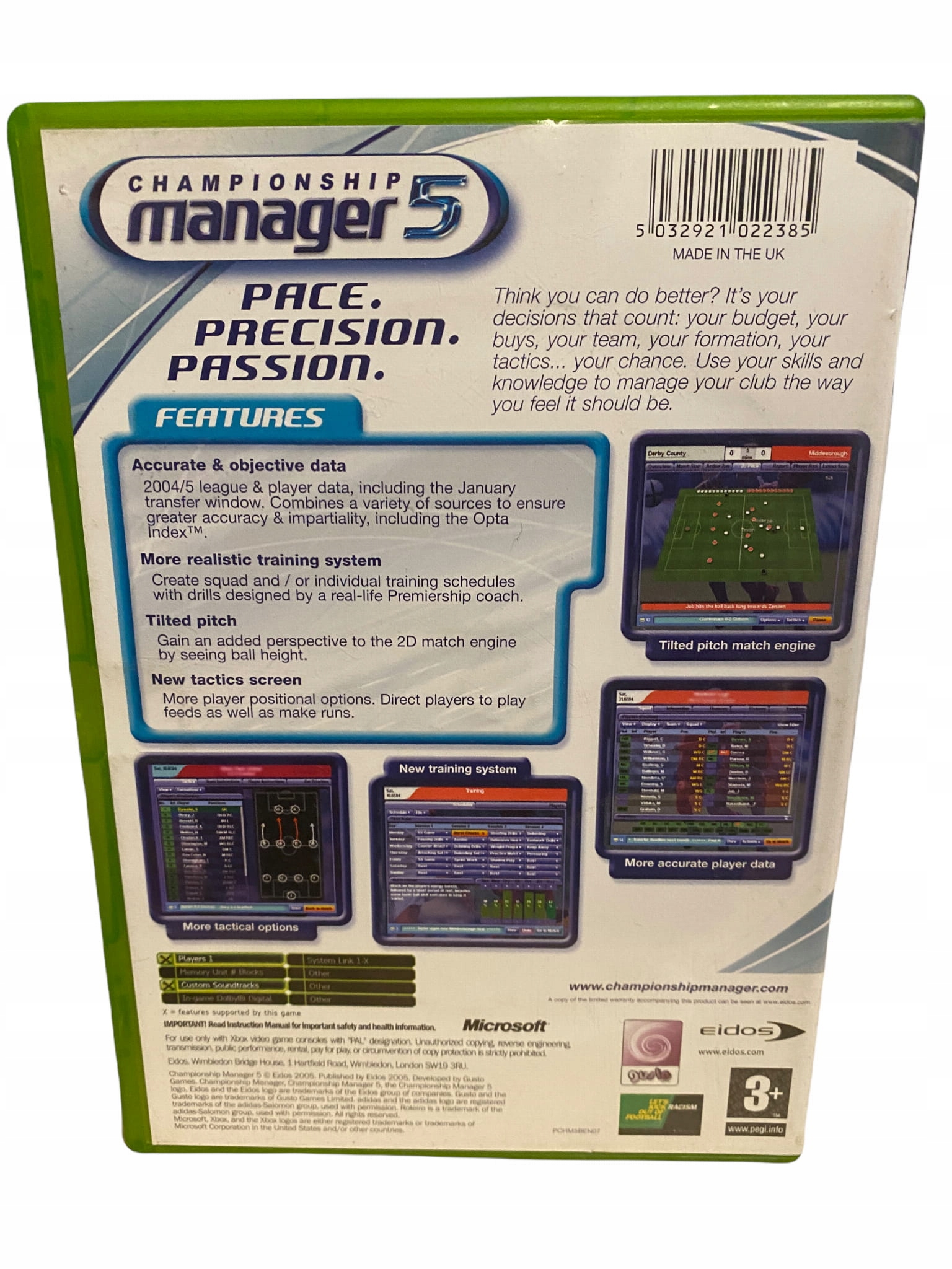 CHAMPIONSHIP MANAGER 5 XBOX Platforma Microsoft Xbox