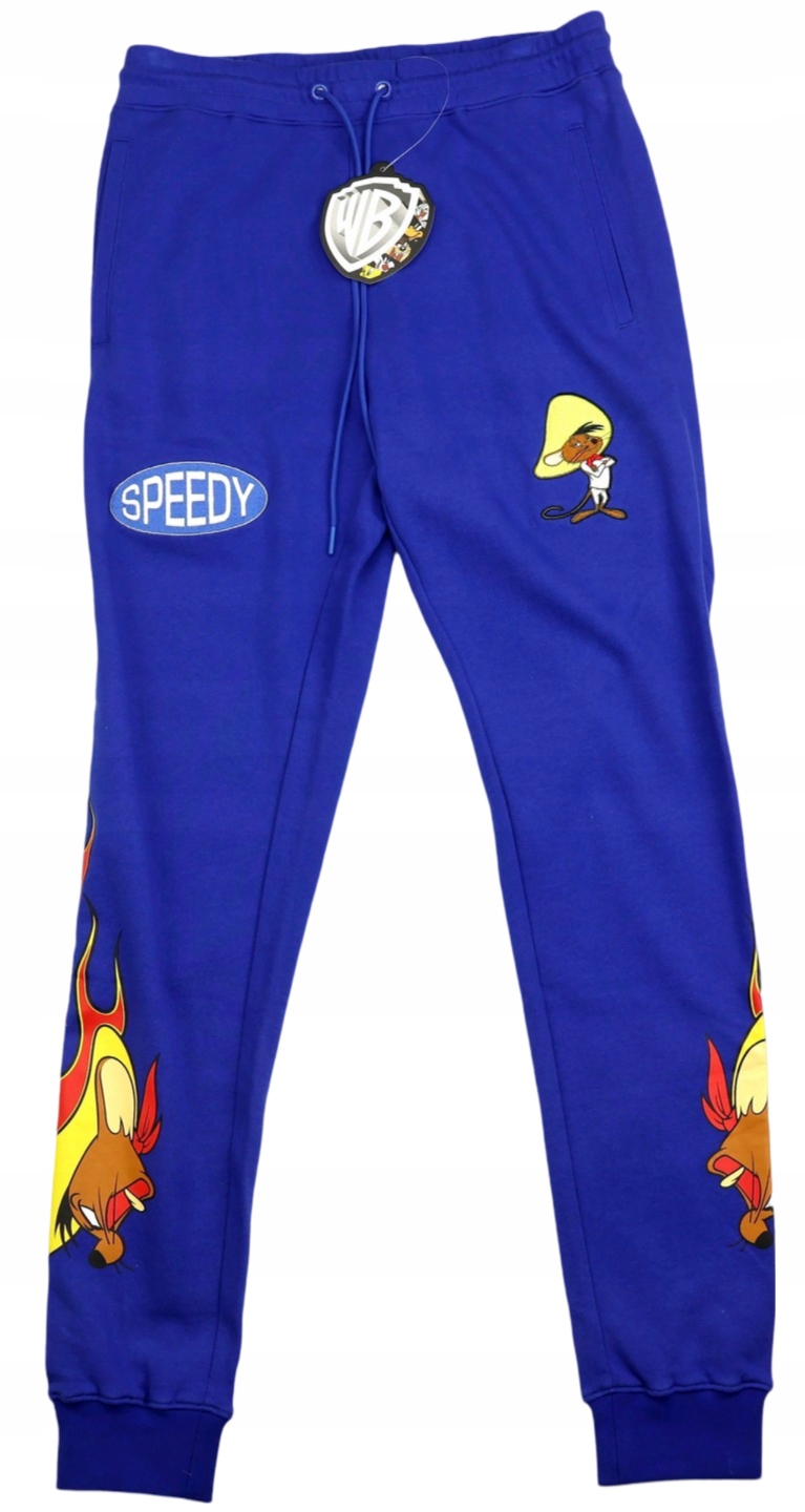 Pánské kalhoty teplákovka Looney Tunes Bugs Bunny A Přátelé L Výšivka Speedy Gonzales