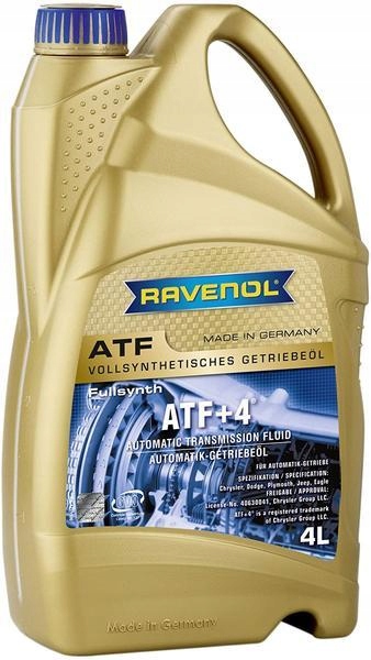 RAVENOL ATF FLUID +4 CHRYSLER DODGE JEEP 4L
