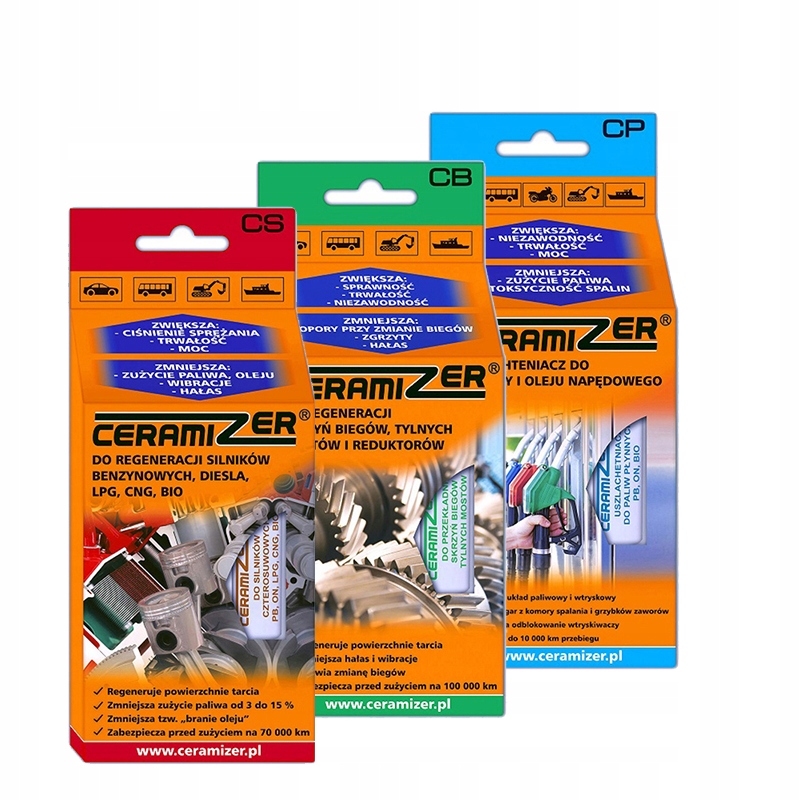 

Ceramizer Zestaw Cs+cp+cb paliwa,silnika,skrzyni