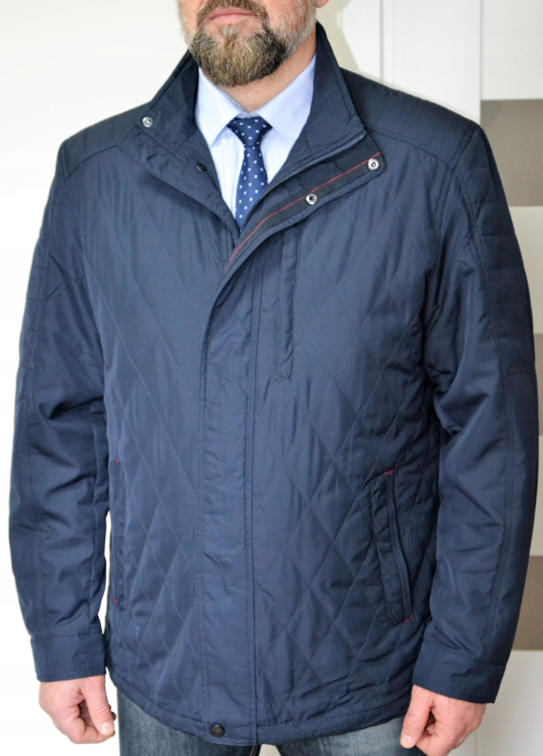 Kurtka Wiosenna Jesienna wizytowa Pikowana M Rozmiar M