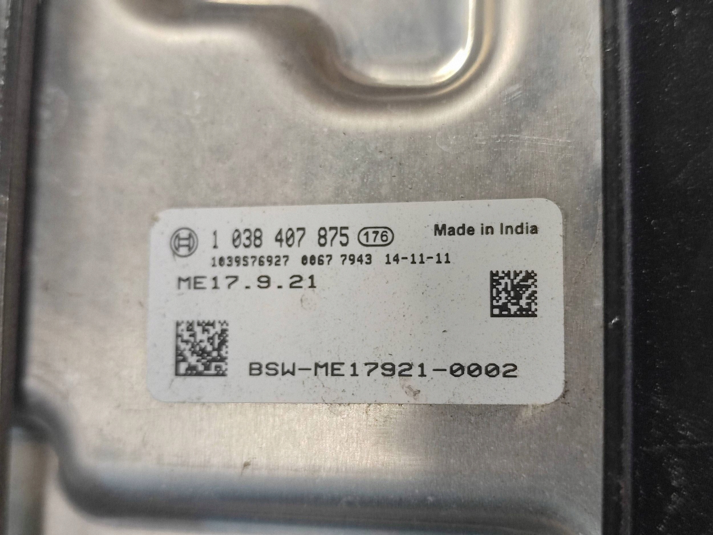 HYUNDAI I20 II computer control unit of the engine 1.2 16V E3GA 0261S10773