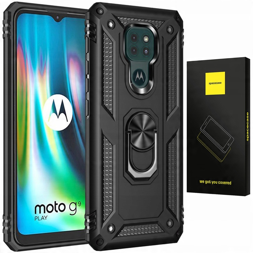 

Etui Do Moto E7 Plus Spacecase Ring Nx Pancerne