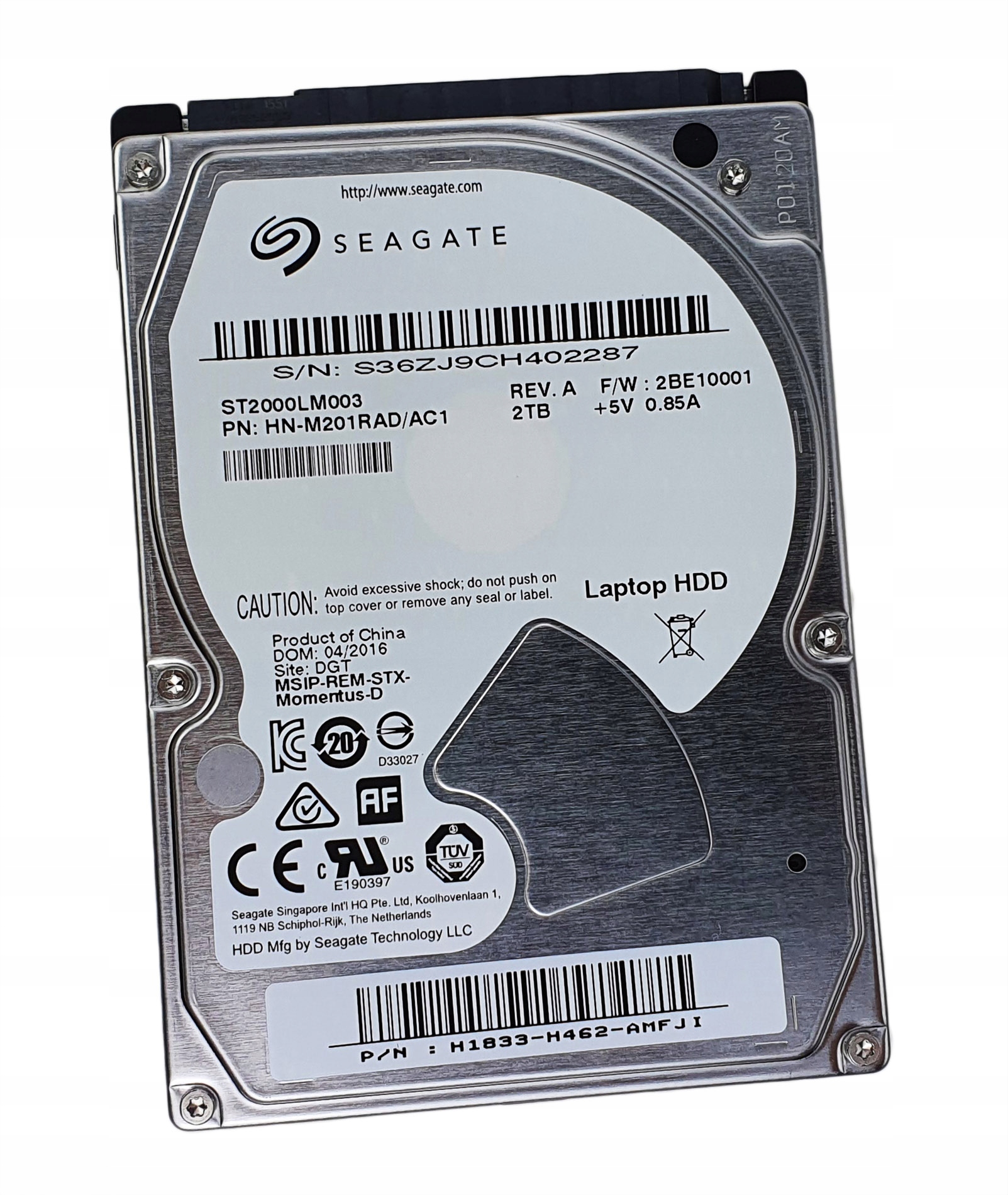 

Dysk Hdd Do Laptopa Seagate 2TB Sataiii Ncq 9,5mm