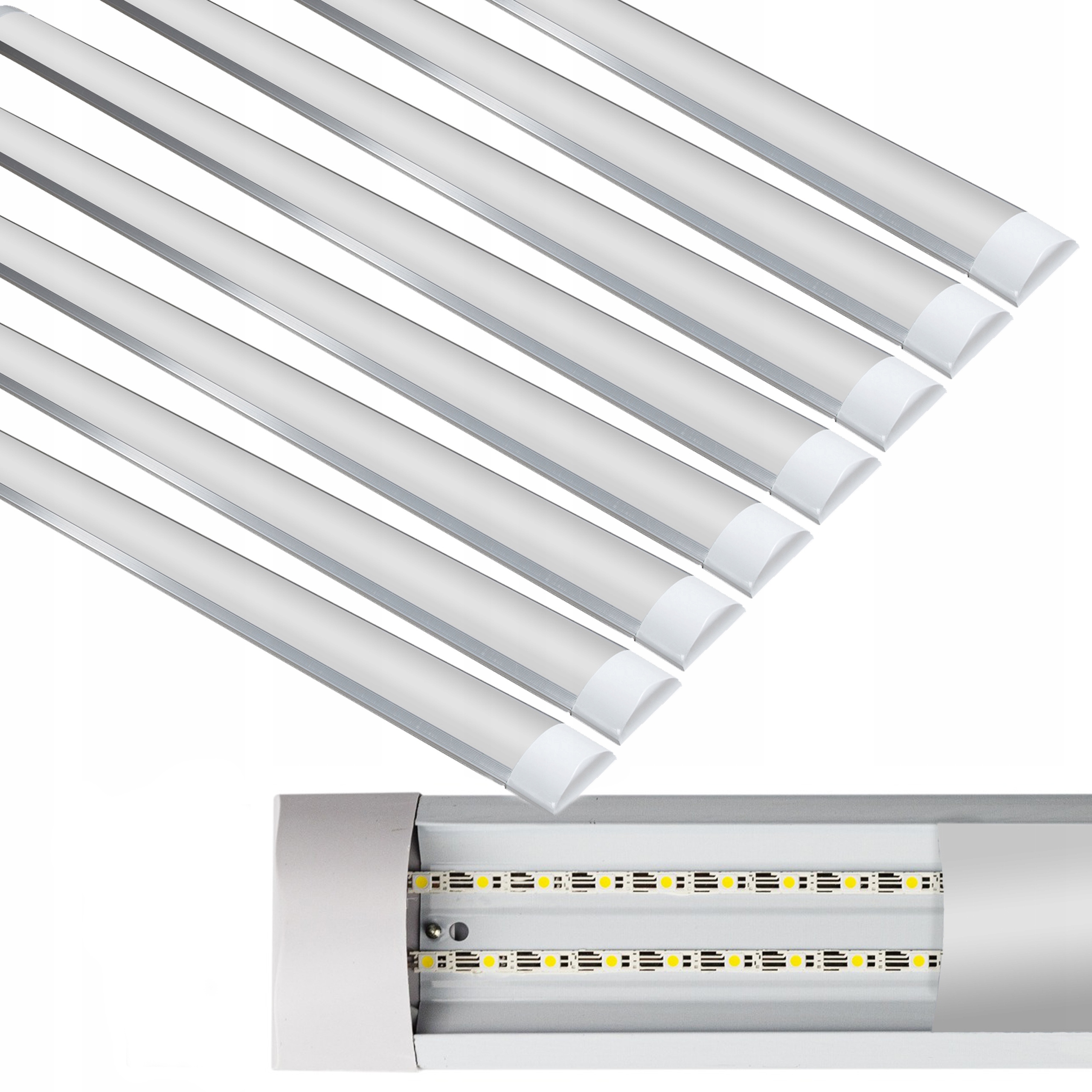 

Lampa Led 120cm Do Garażu Panel Świetlówka 120W
