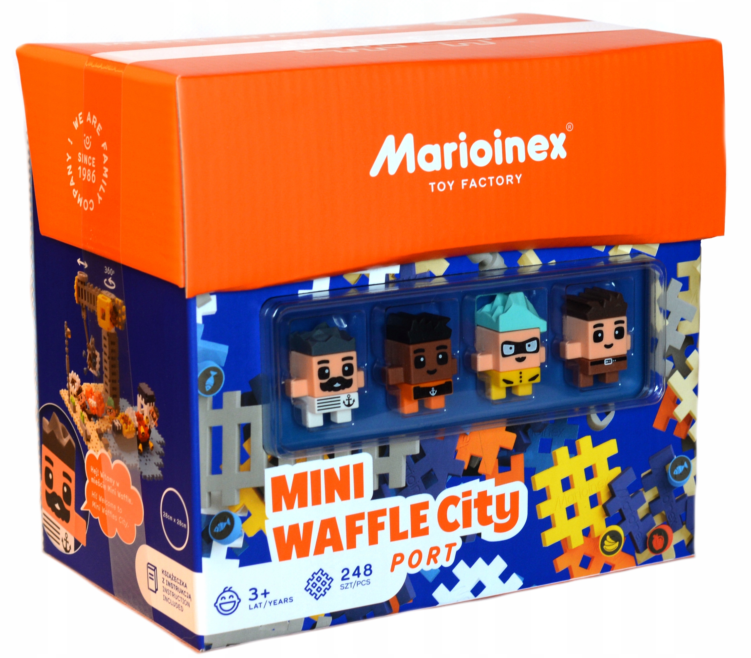 

Klocki Marioinex Mini Waffle City Port 248 elem.