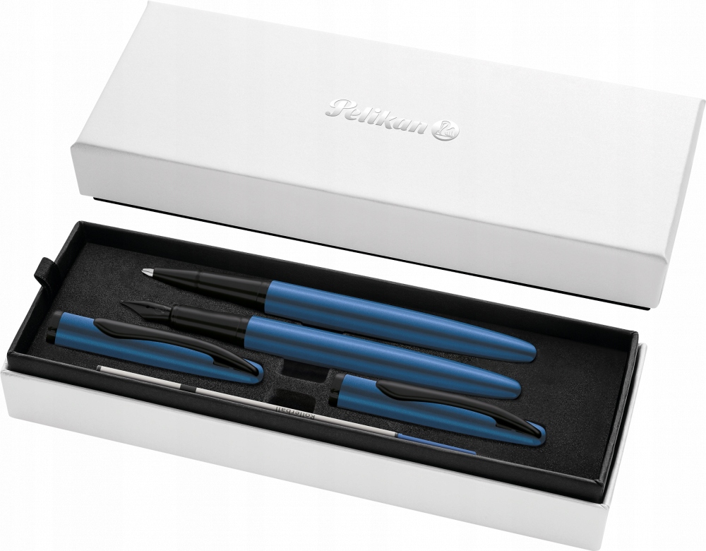 Zestaw Pelikan Jazz Noble Elegance Aqua: pióro wieczne pióro kulkowe