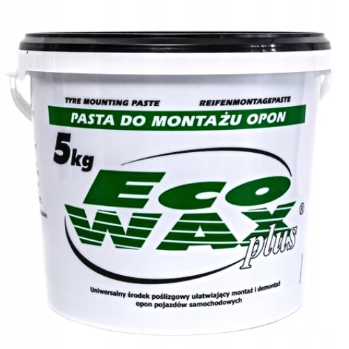 

Pasta maść montażowa do opon Eco Wax Czarna 5kg