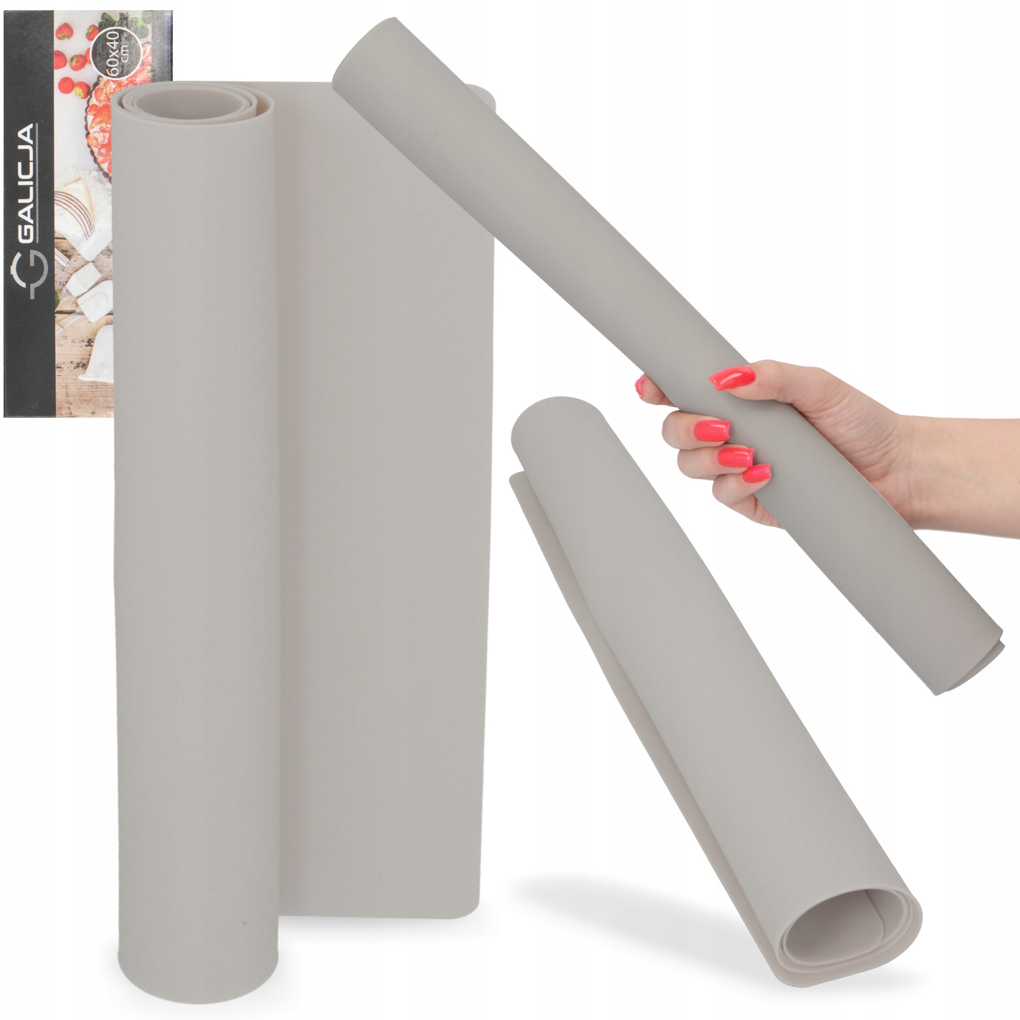 Silikonový Vál 60x40 cm Kuchyňská Podložka Na Hnětení Těsta Podložka D Q6