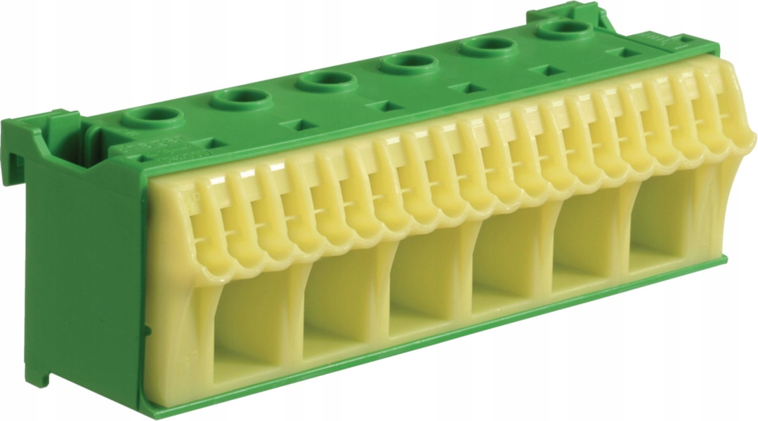 Hager QuickConnect Blok Samozacisków Ochronny Zielony 6x16+20x4mm2 KN26E-Zdjęcie-0